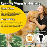 SISXSO Dog Water Fountain Outdoor Drinking Water Toy for Large Dogs, Paw Activated Water Fountain, Dog Sprinkler Step On, Fun Dog Toys，Includes 304 Stainless Steel Dog Hose