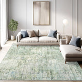 SISXSO 6x9 Area Rug for Living Room Washable 6x9 Rug Non-Slip Modern Rugs for Bedroom Dinning Room Ultra-Thin Indoor Beige Rug