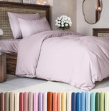 SISXSO Duvet Cover Queen Size Set - Extra Soft Queen Size Duvet Cover 90 x 90 with 2 Pillow Shams - Hotel Luxury Easy Care and Fade Free w/Zipper Closures & Ties - Comfy Breathable Bedding Set (Navy Blue)