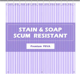 SISXSO Paradigms Interiors Clear Shower Curtain Liner Light Weight PEVA, Shower Liner 72x72 Inches, Waterproof, No Chemical Smell with 12 Rust Proof Metal Grommets Holes for Bathroom Shower Curtain