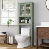 SISXSO Shintenchi Over the Toilet Storage Cabinet, Bathroom Shelf, White