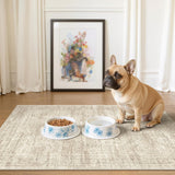 SISXSO 6x9 Area Rug for Living Room Washable 6x9 Rug Non-Slip Modern Rugs for Bedroom Dinning Room Ultra-Thin Indoor Beige Rug