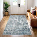 SISXSO 6x9 Area Rug for Living Room Washable 6x9 Rug Non-Slip Modern Rugs for Bedroom Dinning Room Ultra-Thin Indoor Beige Rug