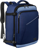 SISXSO Carry on Backpack, Extra Large Travel Backpack Expandable Airplane Approved Weekender Bag for Men and Women, Water Resistant Lightweight Daypack for Flight 40L, Black