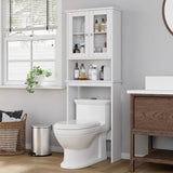 SISXSO Shintenchi Over the Toilet Storage Cabinet, Bathroom Shelf, White