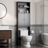 SISXSO Shintenchi Over the Toilet Storage Cabinet, Bathroom Shelf, White