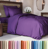 SISXSO Duvet Cover Queen Size Set - Extra Soft Queen Size Duvet Cover 90 x 90 with 2 Pillow Shams - Hotel Luxury Easy Care and Fade Free w/Zipper Closures & Ties - Comfy Breathable Bedding Set (Navy Blue)