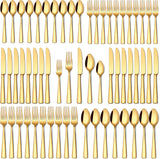 SISXSO 20 Piece Silverware Set, Food-Grade Stainless Steel Flatware Sets for 4 Mirror Polished Cutlery Utensil Sets Include Dinner Knives Spoons and Forks Set Dishwasher Safe for Home Restaurant