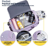 SISXSO Women's Gym Duffle Bag with Shoes Compartment, 37L Capacity, Ideal for Travel, Gym, Sports, Duffel, Weekender