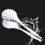 Pinça para servir salada de bufê, utensílios para servir salada e churrasco de 12 polegadas, conjunto de 2 (aço inoxidável) (aço inoxidável) 