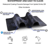 Mouse pad grande para jogos, 31,5" x 15,7" Mouse pad grande durável e estendido com bordas costuradas, mouse pad longo de tecido texturizado premium XXL, base antiderrapante, à prova d'água 