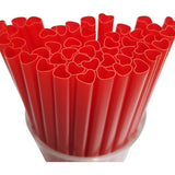 SISXSO Heart Shaped Pink Straws Disposable Drinking Cute Straw Individually Wrapped Pink Plastic Straw Valentines day Cocktail Birthday Party Bridal Shower Wedding Supplies