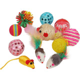SISXSO 20 Pcs Talk Cat Toys Variety Pack for Kitty