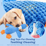 SISXSO Upgraded Goose Indestructible Dog Toys for Aggressive Chewers Small Medium Large Breed, Crinkle Squeaky Plush Dog Puppy Chew Toys fo Duck Puppy Toys