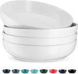 SISXSO 4Pcs 40oz Ceramic Pasta Bowl Set, For Soups and Salads, Serving Bowls, Large Capacity, Microwave & Dishwasher Safe