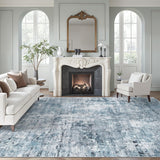 SISXSO 6x9 Area Rug for Living Room Washable 6x9 Rug Non-Slip Modern Rugs for Bedroom Dinning Room Ultra-Thin Indoor Beige Rug