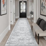 SISXSO 6x9 Area Rug for Living Room Washable 6x9 Rug Non-Slip Modern Rugs for Bedroom Dinning Room Ultra-Thin Indoor Beige Rug