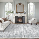 SISXSO 6x9 Area Rug for Living Room Washable 6x9 Rug Non-Slip Modern Rugs for Bedroom Dinning Room Ultra-Thin Indoor Beige Rug
