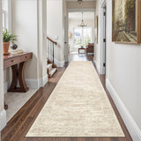 SISXSO 6x9 Area Rug for Living Room Washable 6x9 Rug Non-Slip Modern Rugs for Bedroom Dinning Room Ultra-Thin Indoor Beige Rug