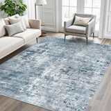SISXSO 6x9 Area Rug for Living Room Washable 6x9 Rug Non-Slip Modern Rugs for Bedroom Dinning Room Ultra-Thin Indoor Beige Rug