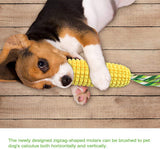 SISXSO Dog Chew Toys for Aggressive Chewers, Indestructible Tough Durable Squeaky Interactive Dog Toys, Puppy Teeth Chew Corn Stick Toy for Small Meduium Large Breed