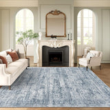 SISXSO 6x9 Area Rug for Living Room Washable 6x9 Rug Non-Slip Modern Rugs for Bedroom Dinning Room Ultra-Thin Indoor Beige Rug
