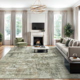 SISXSO 6x9 Area Rug for Living Room Washable 6x9 Rug Non-Slip Modern Rugs for Bedroom Dinning Room Ultra-Thin Indoor Beige Rug