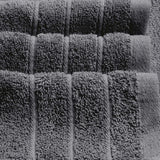 SISXSO Tens Towels Pack of 4 Extra Large Bath Towels 30 x 60 Inches, 100% Cotton, Larger & Lighter Weight, Quicker to Dry, Super Soft and Absorbent, Perfect for Bathroom, Dark Grey