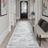 SISXSO 6x9 Area Rug for Living Room Washable 6x9 Rug Non-Slip Modern Rugs for Bedroom Dinning Room Ultra-Thin Indoor Beige Rug