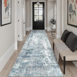 SISXSO 6x9 Area Rug for Living Room Washable 6x9 Rug Non-Slip Modern Rugs for Bedroom Dinning Room Ultra-Thin Indoor Beige Rug