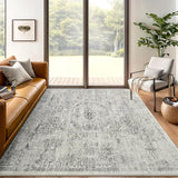 SISXSO 6x9 Area Rug for Living Room Washable 6x9 Rug Non-Slip Modern Rugs for Bedroom Dinning Room Ultra-Thin Indoor Beige Rug