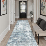 SISXSO 6x9 Area Rug for Living Room Washable 6x9 Rug Non-Slip Modern Rugs for Bedroom Dinning Room Ultra-Thin Indoor Beige Rug