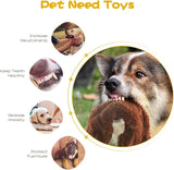 SISXSO Dog Squeaky Toys, No Stuffing Plush Dogs Chew Toy for Small Medium Large Breed Chewer Squeak Stimulation Pets Suppies Tough Durable Puppy Teething Chewing Aggressive Interactive Birthday Gifts