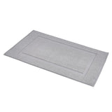 SISXSO Banded Bathroom Bath Rug Mat, Powder Gray, 31 inches L x 20 inches W