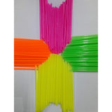 SISXSO 250 count Plastic Disposable Plastic Drinking Straws