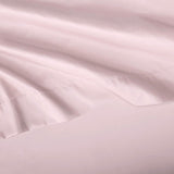SISXSO Soft Easy-Wash Lightweight Microfiber 3-Piece Sheet Set, Twin, Light Pink, Solid