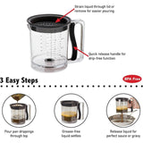 SISXSO 4 Cup Easy Release Grease Separator