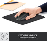 SISXSO Mouse Pad, Computer Mouse Mat with Anti-Slip Rubber Base, Easy Gliding, Spill-Resistant Surface, Durable Materials, Portable