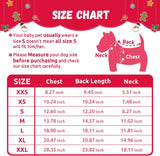 SISXSO Dog Christmas Sweater Xmas Pet Clothes Cute Striped Santa Claus Costume Holiday Puppy Cat Jumpers Outfits New Year Gifts for Small Medium Large Dogs (L, Red White Stripe Santa Claus)