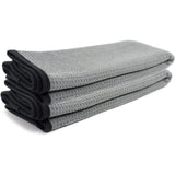 SISXSO 25 in. x 36 in, 2-Pack Professional Microfiber Waffle Drying Towel