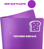 5 peças de tábuas de corte flexíveis, tábuas de corte de plástico sem BPA para cozinha, tapete de corte antiderrapante para carne e vegetais 