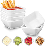 SISXSO 6 Pack Soy Sauce Dishes, 3 oz Ceramic Dipping Bowls, Pinch Bowls, Small Dip Bowls Set, Sauce Dish Bowls, Mini Bowl for Side Dish, Ketchup, Soy, BBQ, Sushi, Party, Condiments Serving Bowl Set