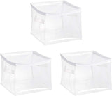 SISXSO Clear Zippered Organizers, 3-Pack