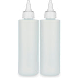 Frascos de condimentos Squeeze, frasco de esguicho vazio de 8 OZ com tampa giratória, à prova de vazamento - ótimo para ketchup, mostarda, xarope, molhos, temperos, óleo, artesanato, plástico sem BPA - pacote com 2 