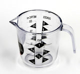 SISXSO Select Plastic Measuring Cup, 1 Cup Capacity, Clear