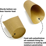 50 unidades de suporte para batatas fritas, copos descartáveis ​​de papel para batatas fritas de 12 onças, copos de charcutaria para todas as ocasiões (12 onças) 