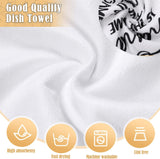 SISXSO 5 Pcs Nana Kitchen Set Includes 2 Pieces Nana Dish Towels 2 Pieces Nana Oven Pads Pot Holder Nana Oven Mitt Nana Gift for Home Birthday Kitchen Cooking Baking (Nana Style)