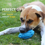 SISXSO Squeaky Dog Toys for Aggressive Chewers: Rubber Puppy Chew Ball with Squeaker, Almost Indestructible and Durable Pet Toy for Medium and Large Breed