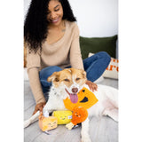 SISXSO Dinner Dog Toys, Set of 3, Plush Dog Toys, Squeaky Dog Toy, Fall Pet Toys