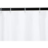SISXSO Lightweight Super Soft Easy Care Microfiber Waffle Texture Shower Curtain , 72" x 72", White